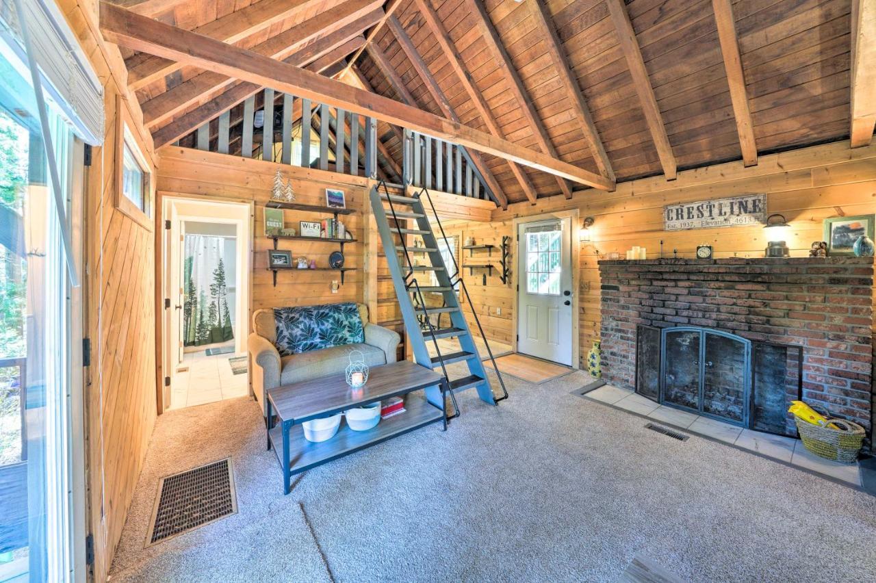 Crestline Cabin About 1 Mi To Lake, Town, Trails! Villa Ngoại thất bức ảnh